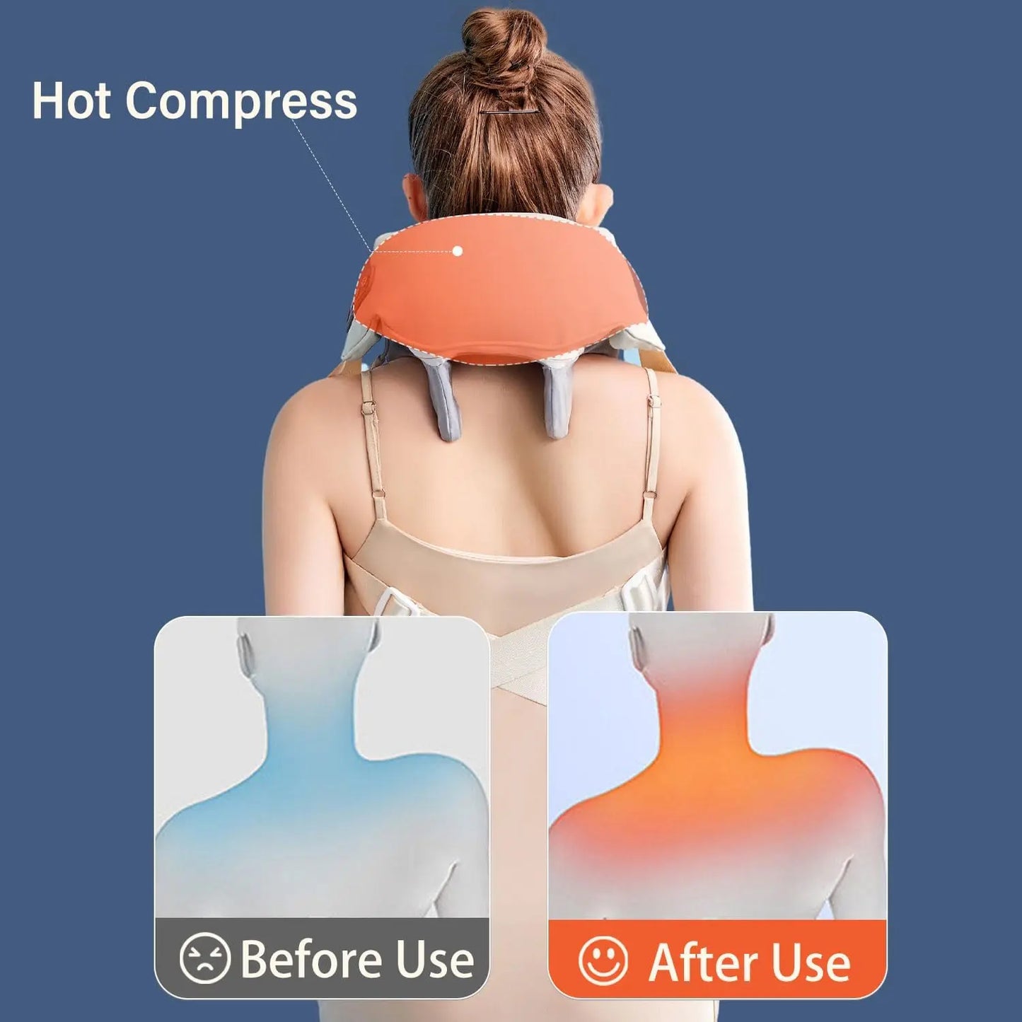 💆♂️🔥 RelaxPro™ Shiatsu Massager | Neck, Shoulder & Back Relief