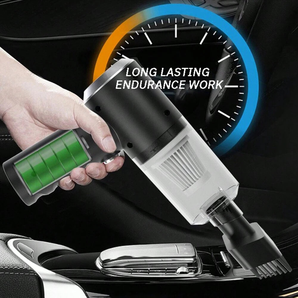 🚗✨ 3-in-1 TurboVac Pro™ | Car & Home Mini Vacuum 💨🔋
