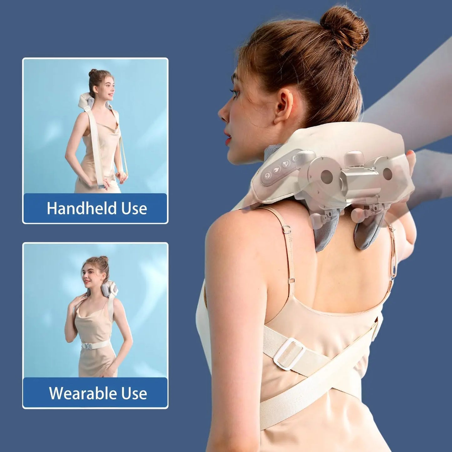 💆♂️🔥 RelaxPro™ Shiatsu Massager | Neck, Shoulder & Back Relief