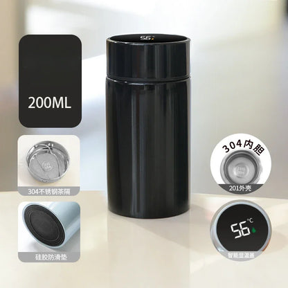 🌡️✨ SmartTemp™ Bottle | 200ml Stainless Steel Thermos 🥤❄️