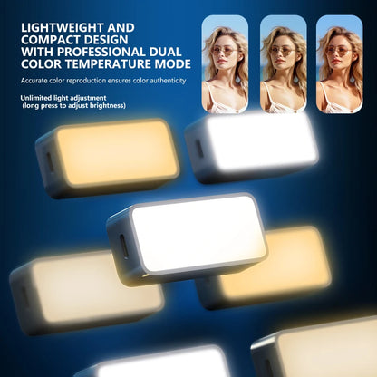 💡📱 GlowLite™ Mini | Magnetic Selfie & Video Fill Light