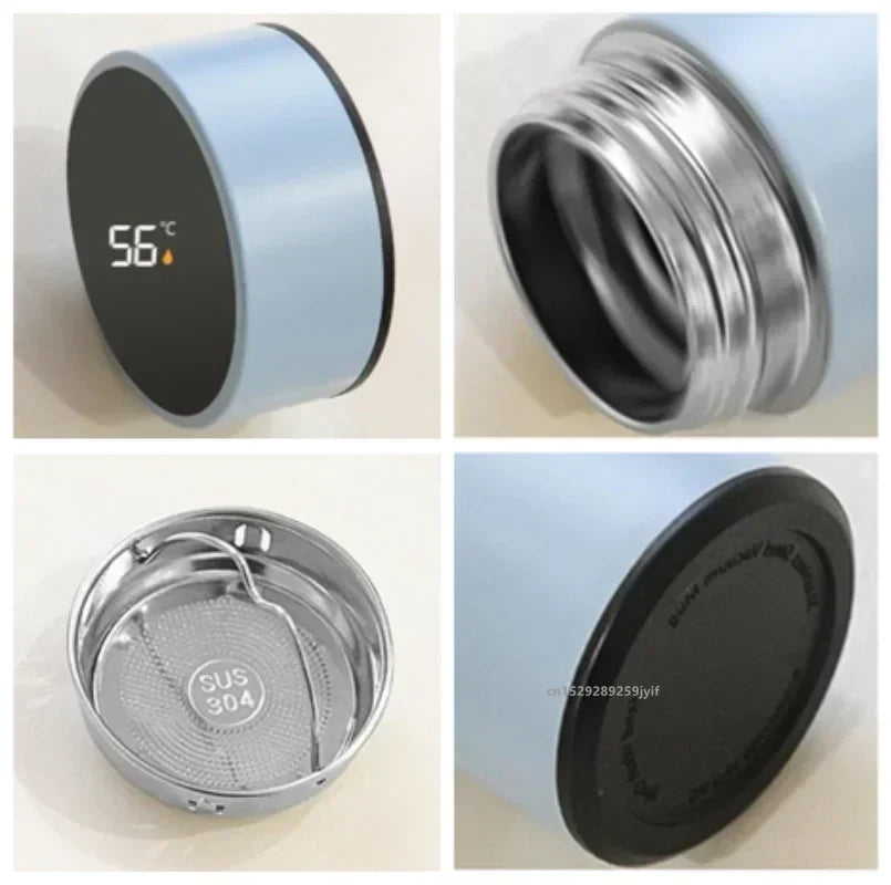 🌡️✨ SmartTemp™ Bottle | 200ml Stainless Steel Thermos 🥤❄️