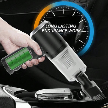 🚗✨ 3-in-1 TurboVac Pro™ | Car & Home Mini Vacuum 💨🔋