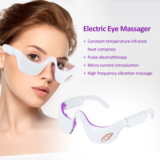 👁🌸 RevivaEyes™ Electric Eye Massager – Youthful Glow, Stress-Free Eyes