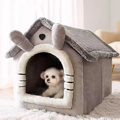 🏠🐾 PawHaven™ Indoor Pet House – Cozy Retreat for Dogs & Cats
