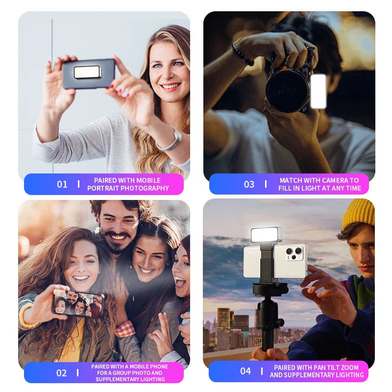 💡📱 GlowLite™ Mini | Magnetic Selfie & Video Fill Light