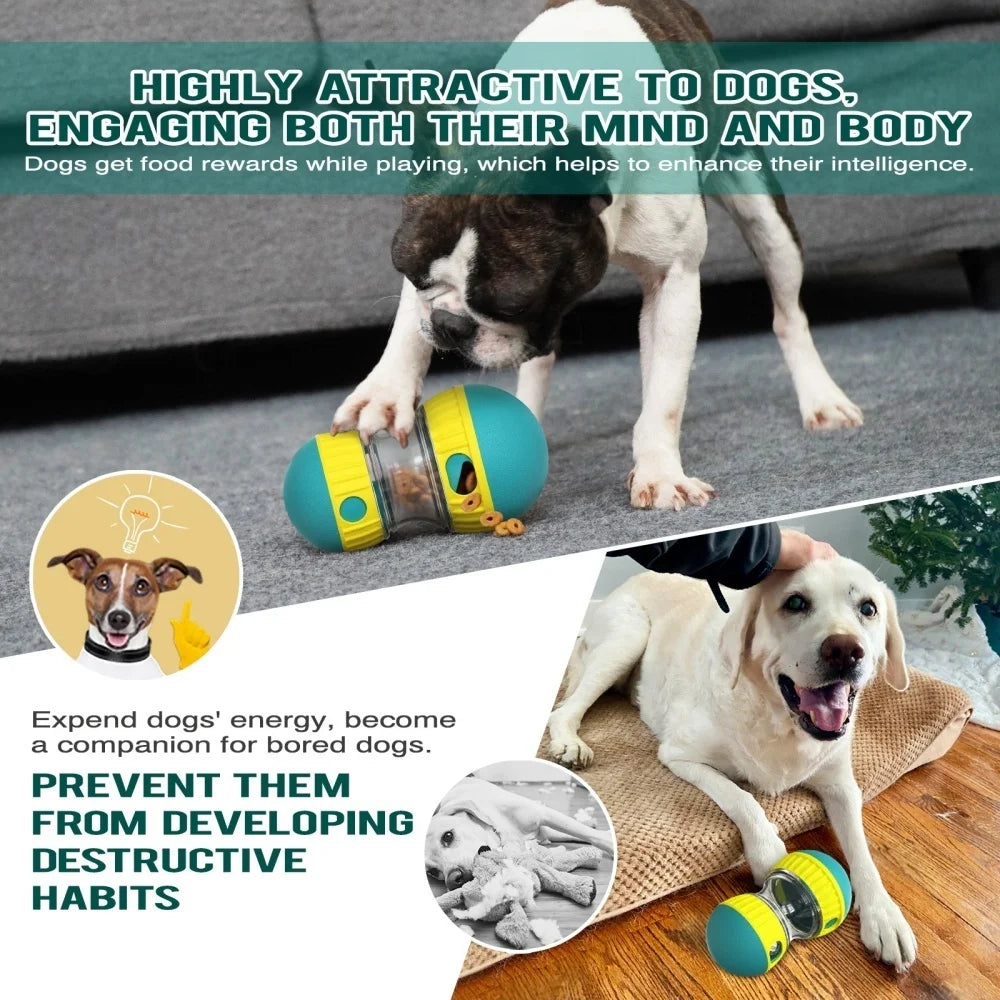 🐾🍖 PawPlay™ Interactive Treat Dispenser – Fun, Training & Slow Feeding in One!