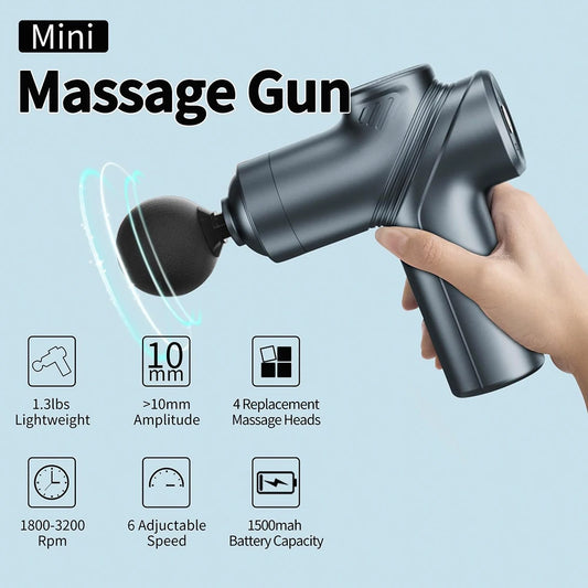 💪🔋 PulsePro™ Mini Massage Gun – Deep Relief, Anytime, Anywhere