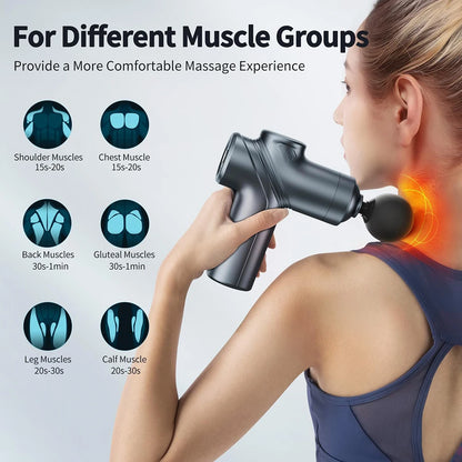 💪🔋 PulsePro™ Mini Massage Gun – Deep Relief, Anytime, Anywhere
