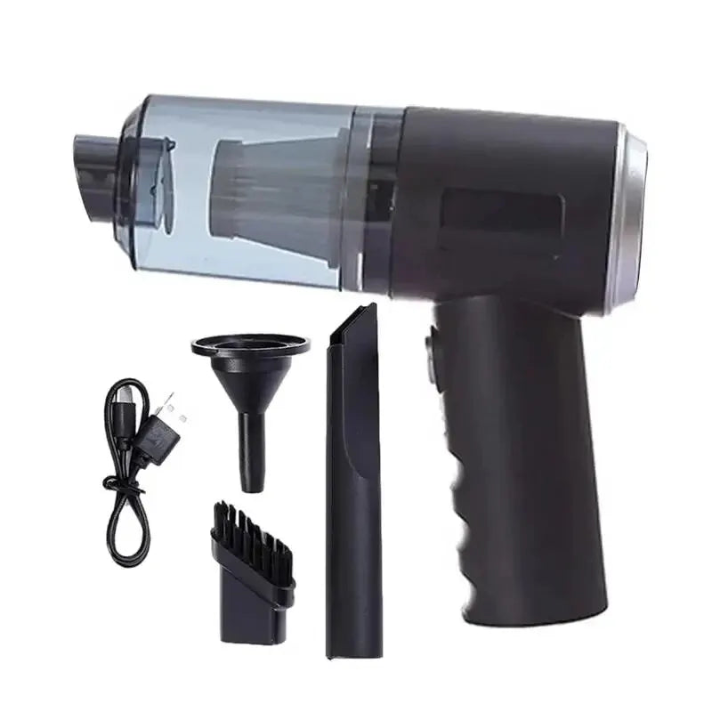 🚗✨ 3-in-1 TurboVac Pro™ | Car & Home Mini Vacuum 💨🔋